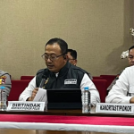 Konferensi pers Kortas Tipikor Polri mengenai dugaan korupsi pengadaan batu bara untuk PLTU.